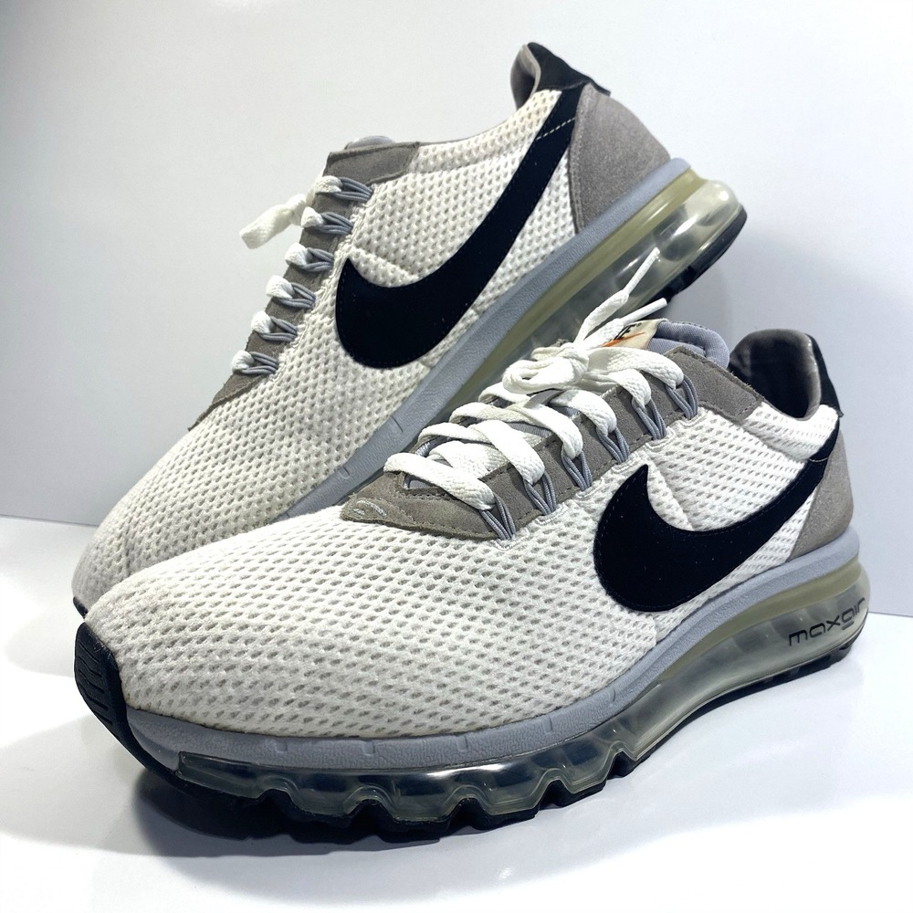 Nike Mens Size 12 Air Max LD-Zero Summit White/Black-Wolf Grey Shoes 848624-101